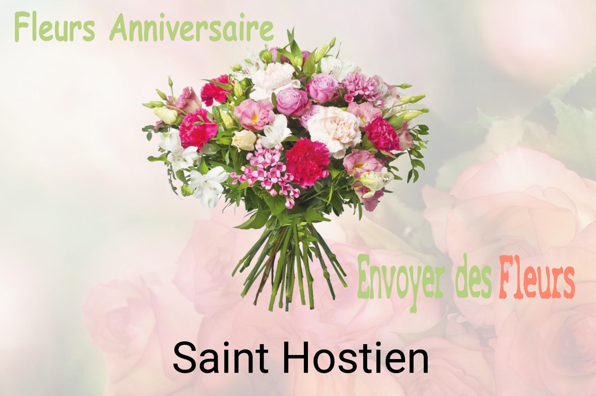 Bouquet de fleurs d’anniversaire livré à Saint-Hostien